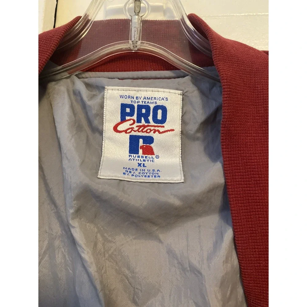Russell Athletic XL Vintage Russell Athletic Pro Cotton Button Jacket RARE USA
